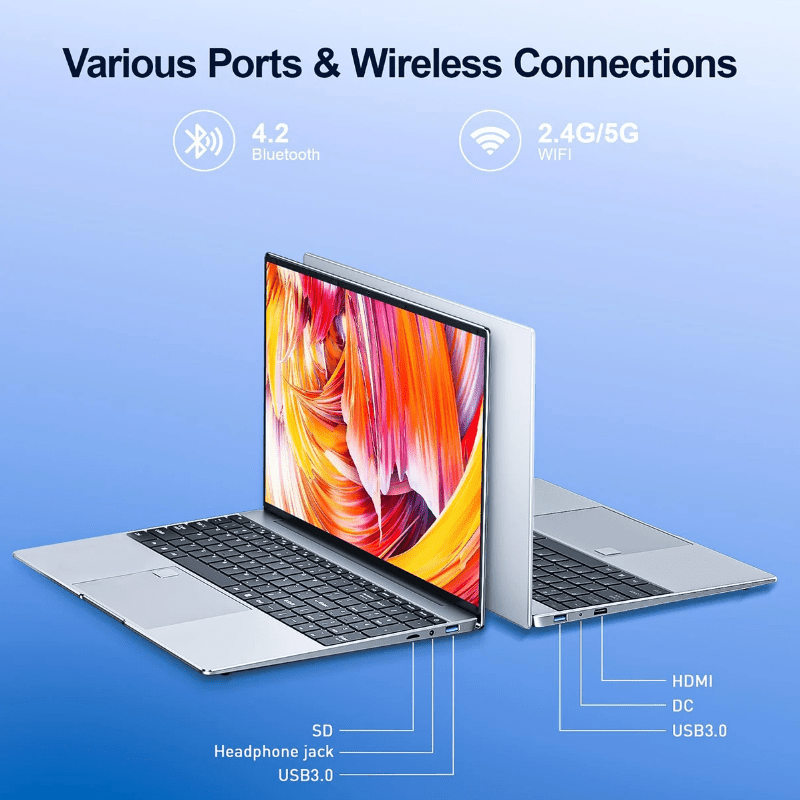 Computador Portátil Ecrã de 15.6" Windows 11 Leitor biométrico 16GB RAM + 256GB ROM - Versomastore