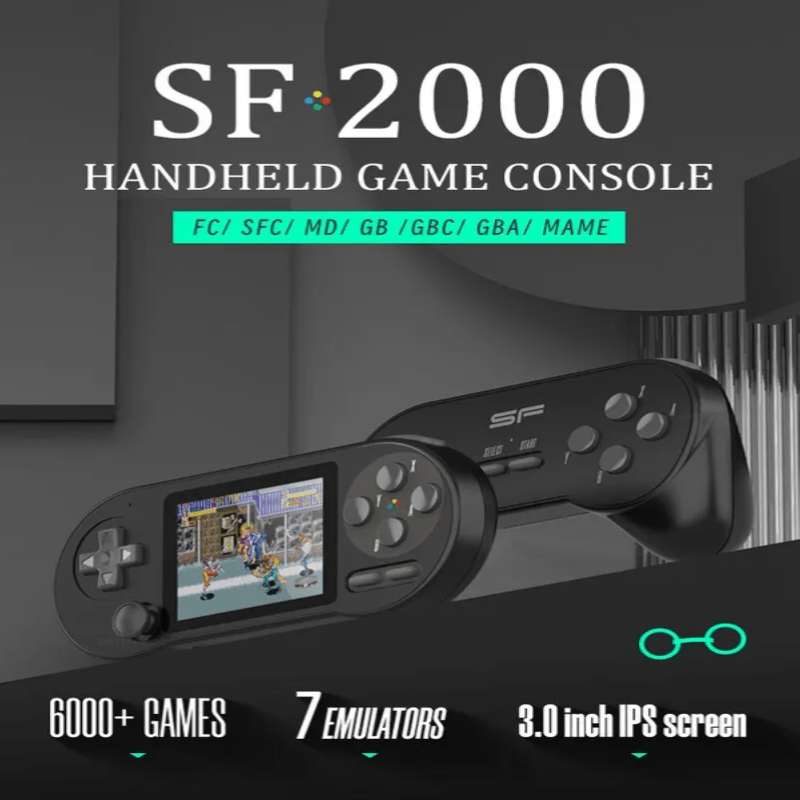 Console de jogos Portátil com mais de 6.000 jogos e Saída AV - Versomastore