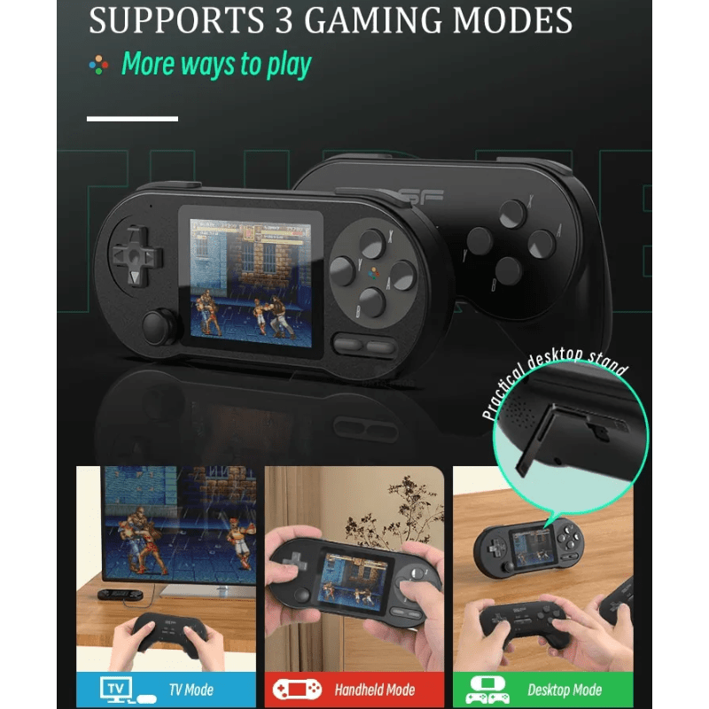 Console de jogos Portátil com mais de 6.000 jogos e Saída AV - Versomastore