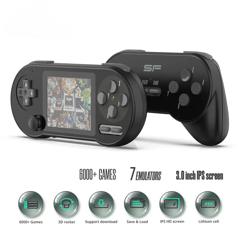Console de jogos Portátil com mais de 6.000 jogos e Saída AV - Versomastore