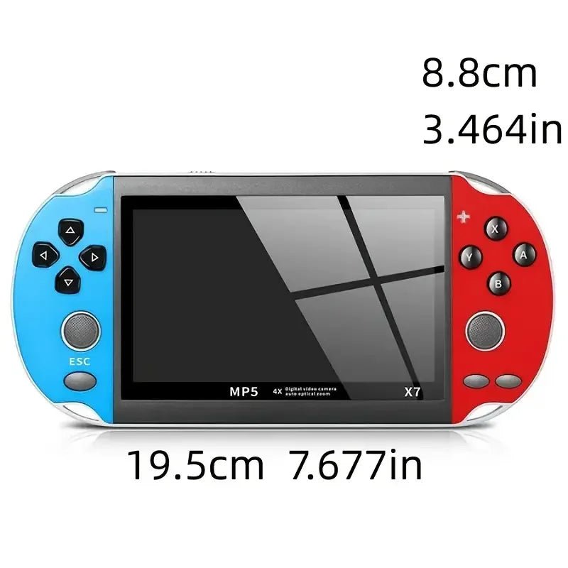 Console de jogos portátil com tela HD de 4.3" e jogos pré-instalados - Versomastore