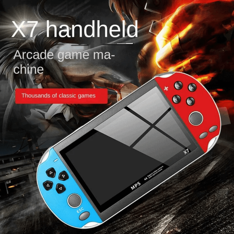 Console de jogos portátil com tela HD de 4.3" e jogos pré-instalados - Versomastore