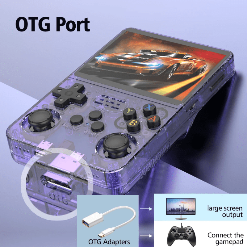 Console de jogos portátil sistema Linux tela de 3.5" armazenamento 64GB - Versomastore