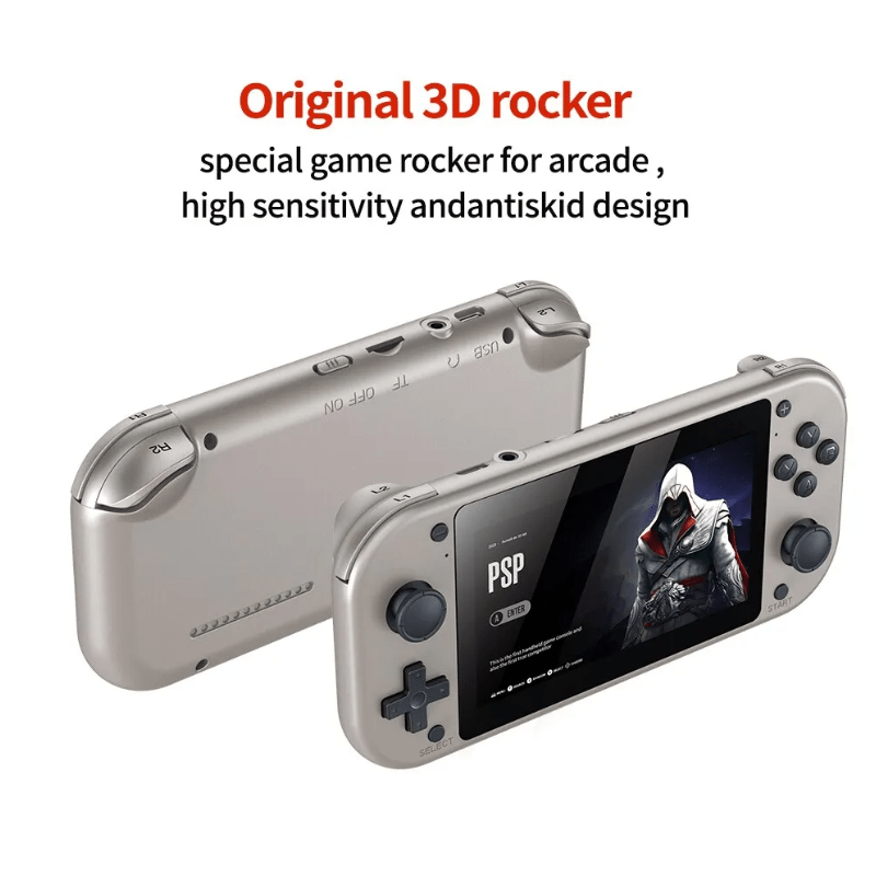 Console de videogame Retrô portátil Sistema linux tela Ips de 4.3" - Versomastore