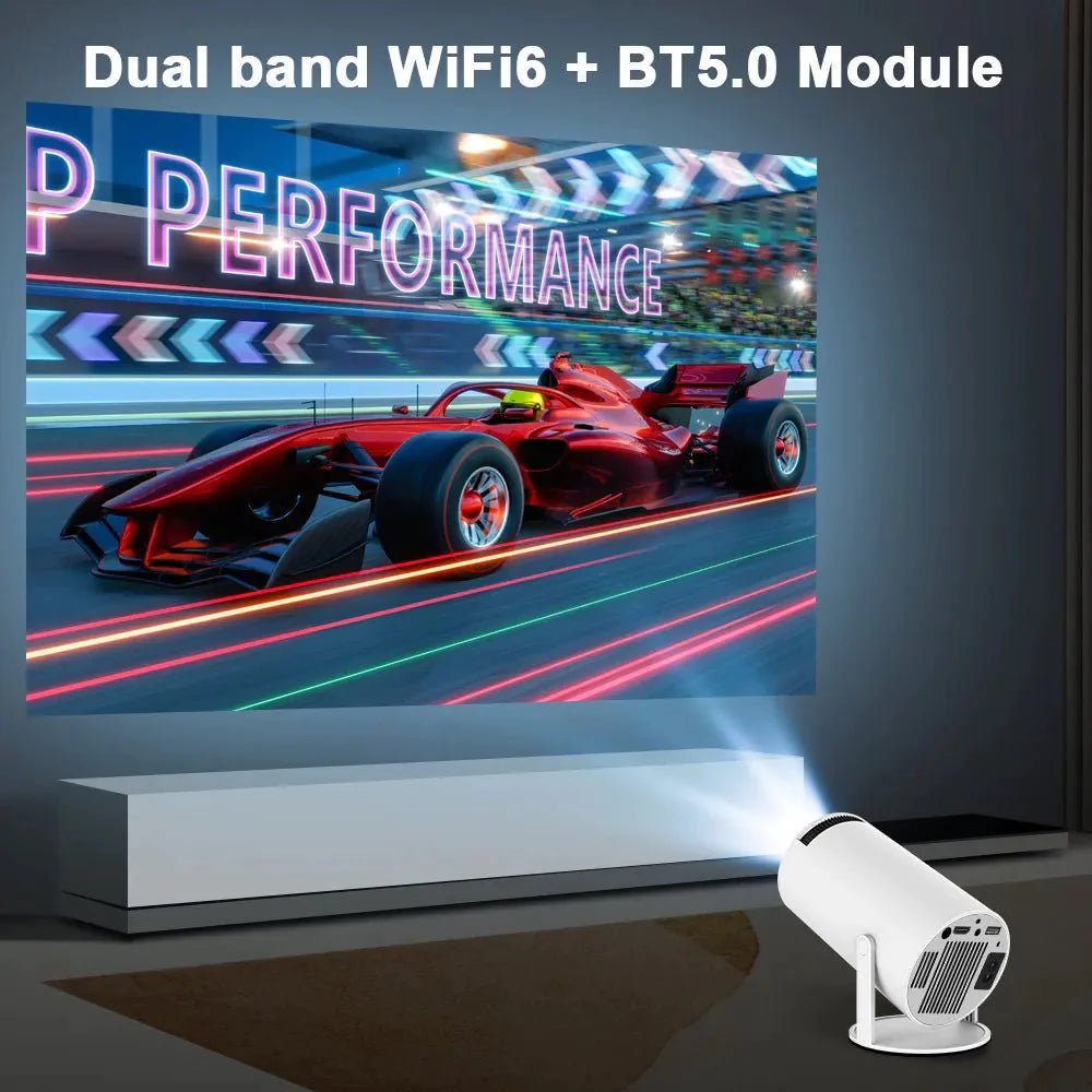 Projetor Portátil imagem 4K Android 11 Bluetooth (Branco) - Versomastore