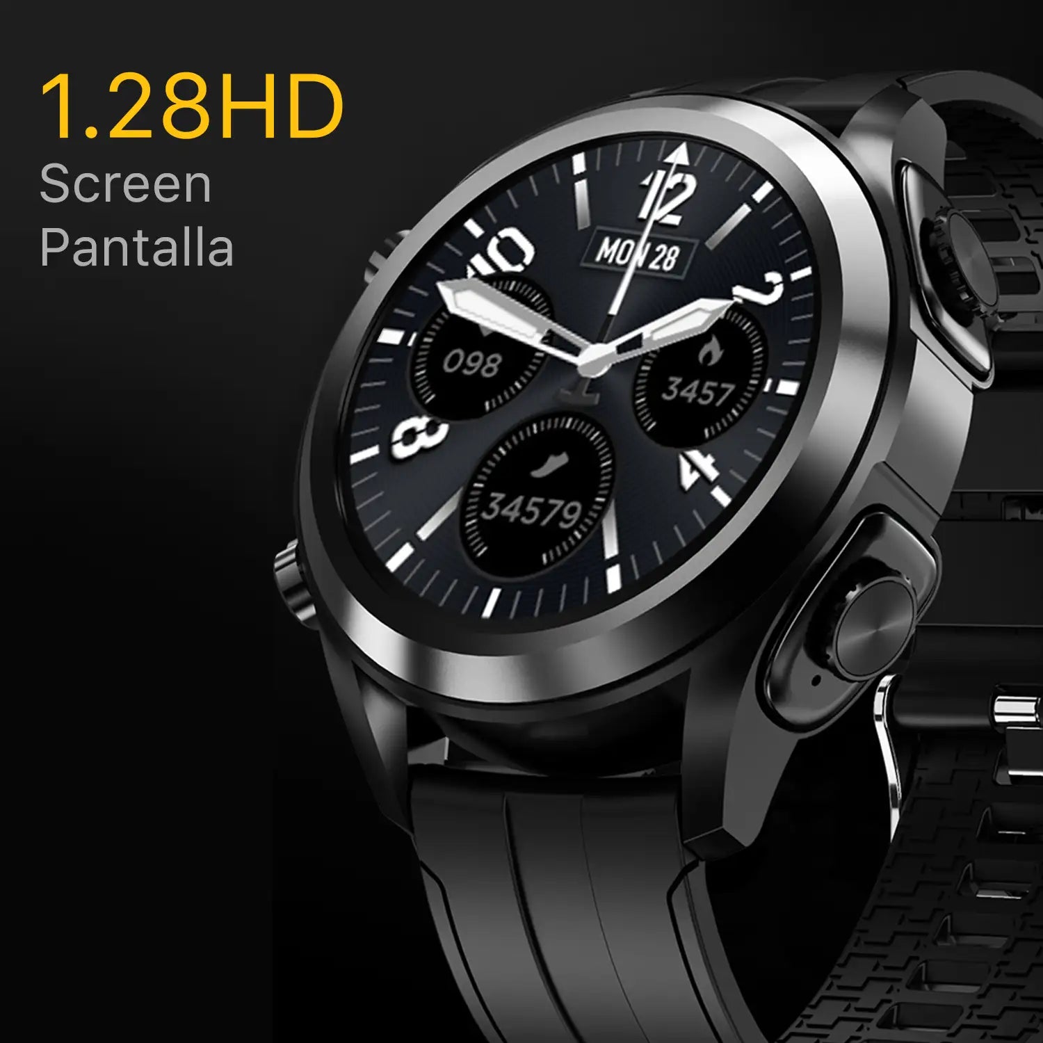 Smartwatch T10 com Auriculares TWS (Preto) - Versomastore
