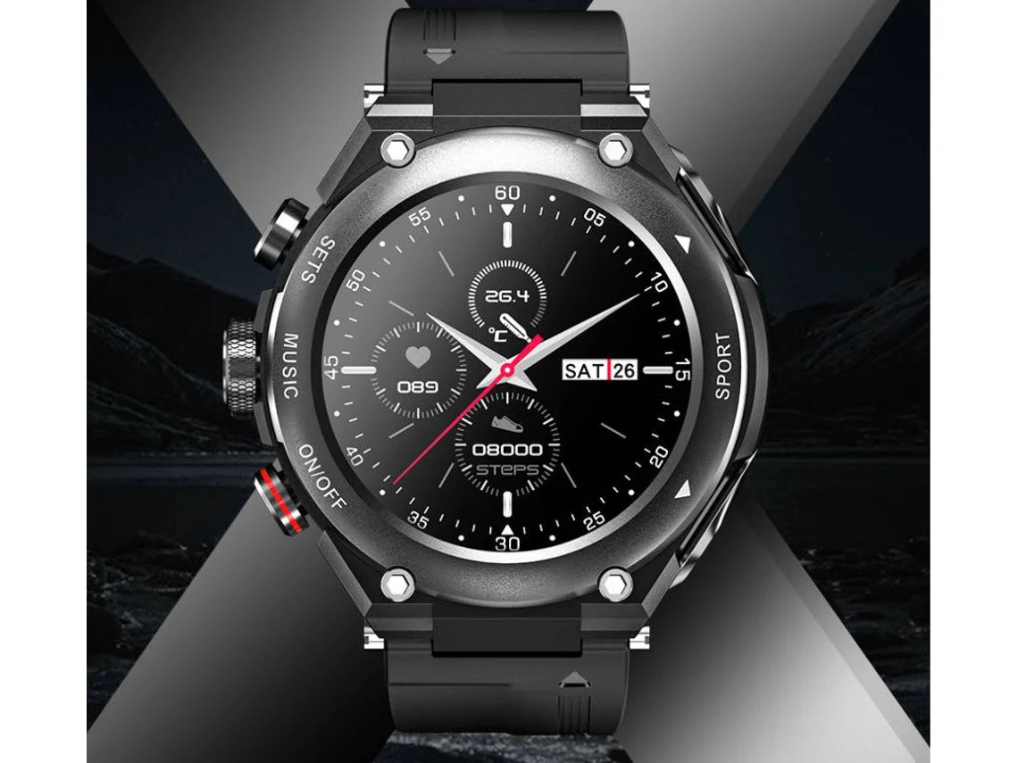 Smartwatch Lemfo T92 com Auriculares Tws (Preto) - Versomastore