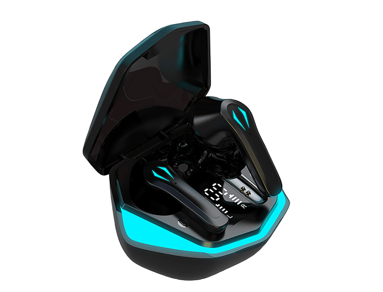 Auriculares JS-18 Display Digital com Informação de Carga (Preto) - Versomastore