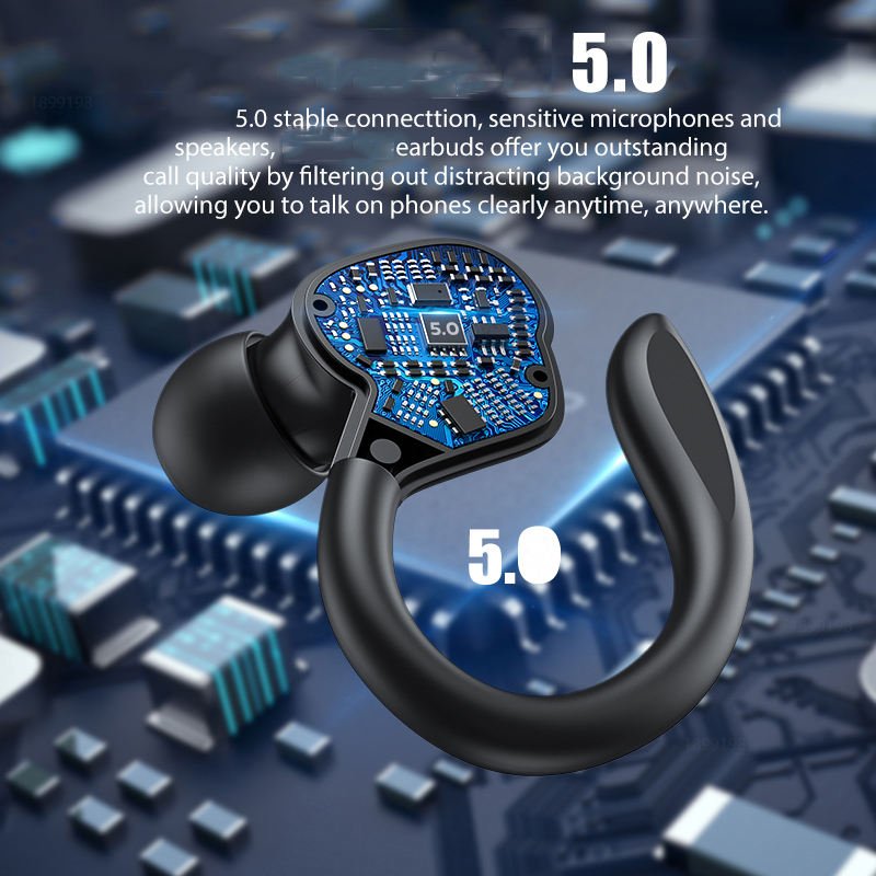 Auriculares Esportivos VV2 Display digital (Preto) - Versomastore
