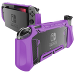 Case Nintendo Switch Proteção Acoplável para Consola e Comandos (Roxo) - Versomastore