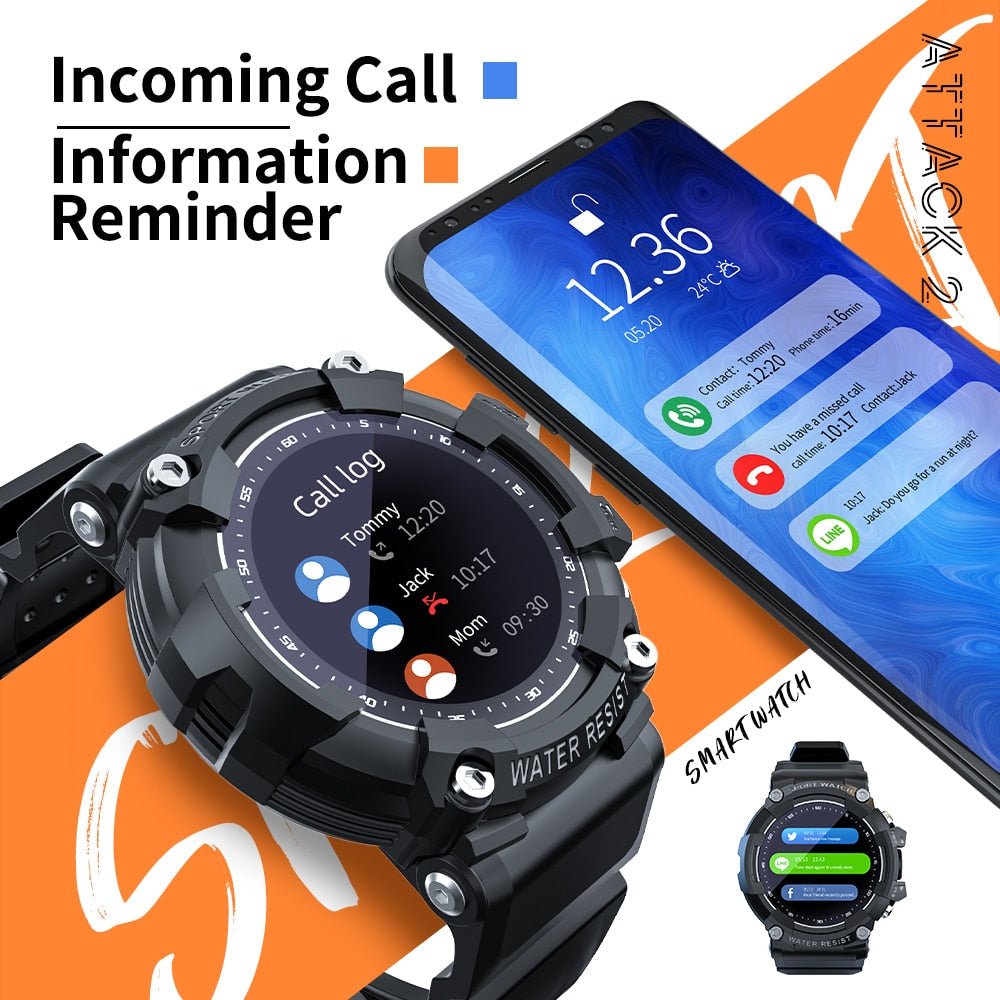 Smartwatch Lokmat Attack II (Preto) - Versomastore