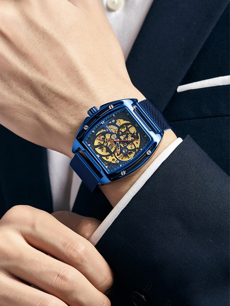 Relógio Swish SW0159G Pulseira em Aço Inoxidável (Azul) - Versomastore