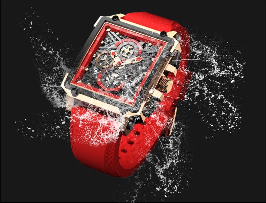 Relógio Lige LG8935 (Vermelho Dourado) - Versomastore