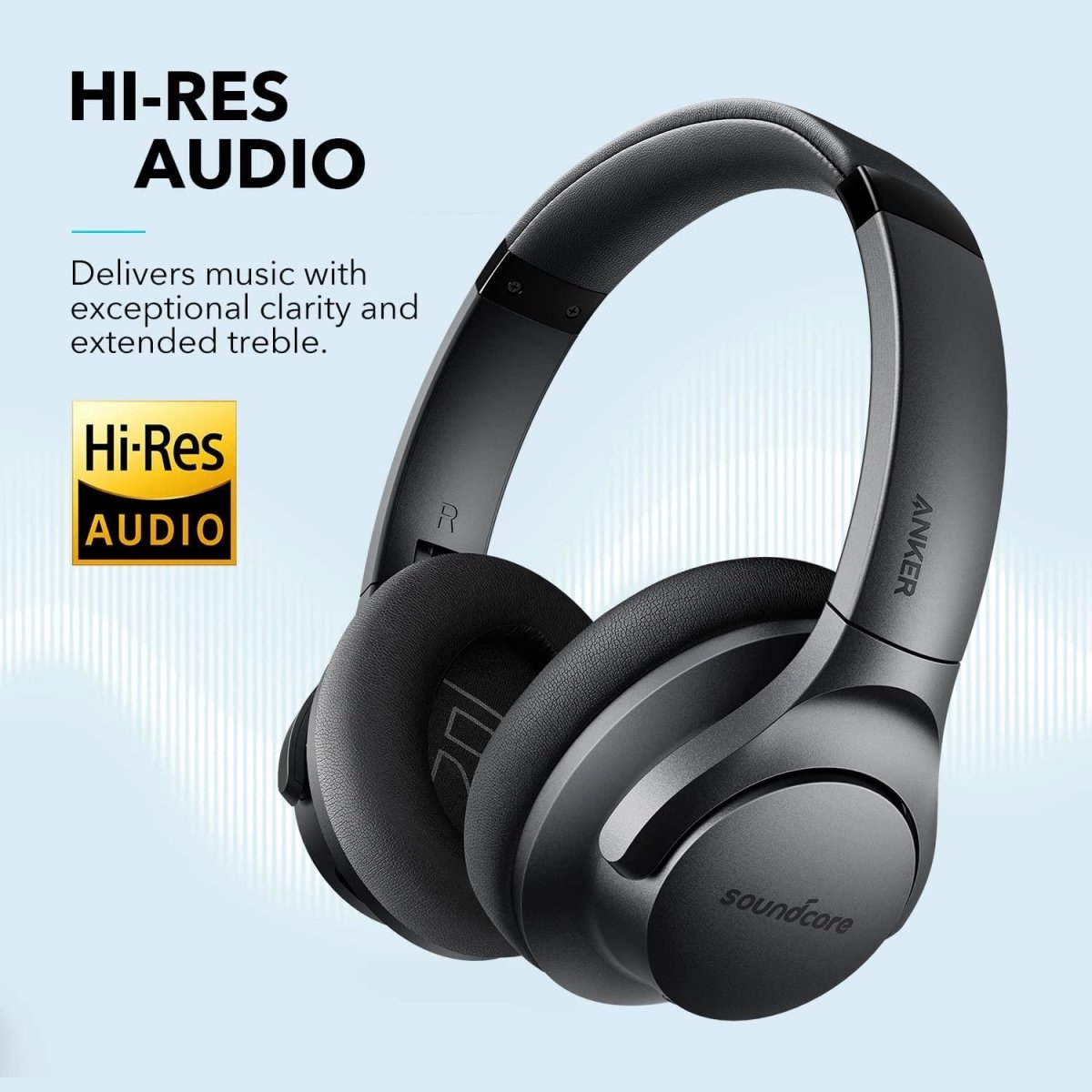 Auscultadores Soundcore Life Q20 (Preto) - Versomastore