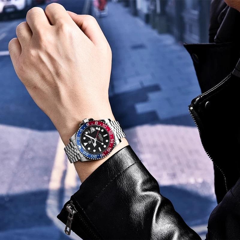 Relógio Pagani Design PD1662 Pulseira em Aço Inoxidável (Prata) - Versomastore