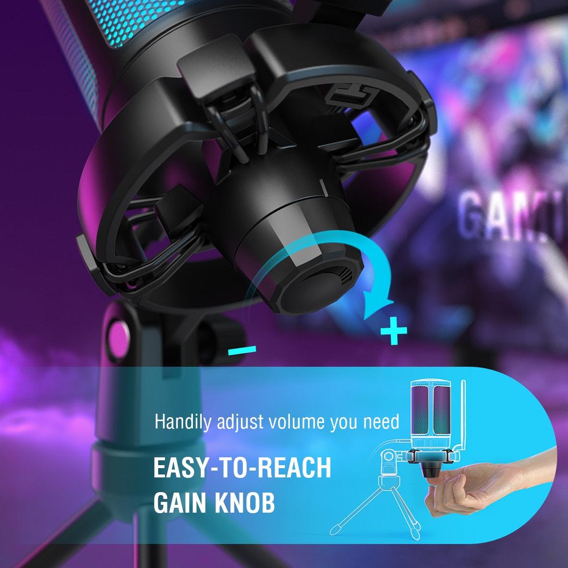 Microfone Gamer Fifine A6V - Versomastore