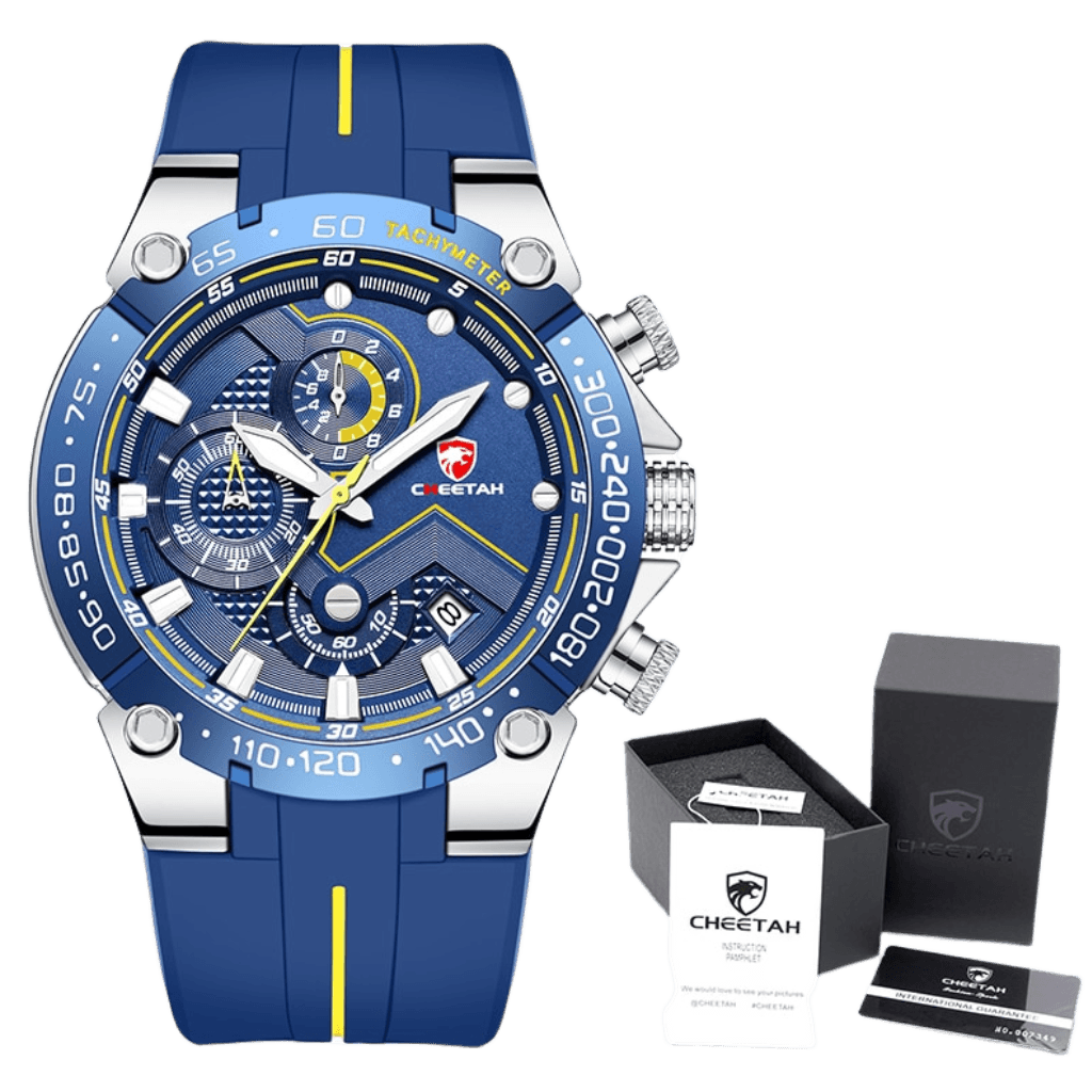 Relógio Cheetah CH1606 Esportivo (Azul) - Versomastore