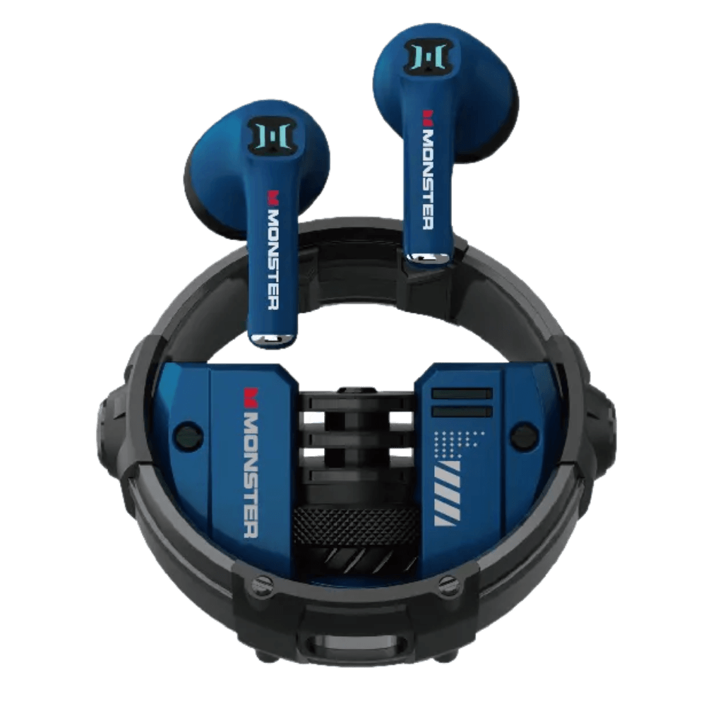 Auriculares sem fio Monster Xkt10 (Azul) - Versomastore