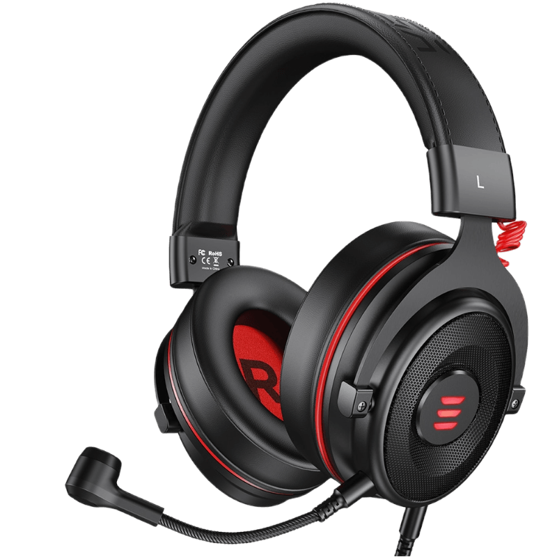 Auscultadores Gamer com Microfone Eksa E900 Pro (Preto) - Versomastore