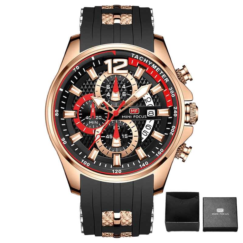 Relógio Mini Focus MF0350 Pulseira em Silicone (Preto Bronze) - Versomastore