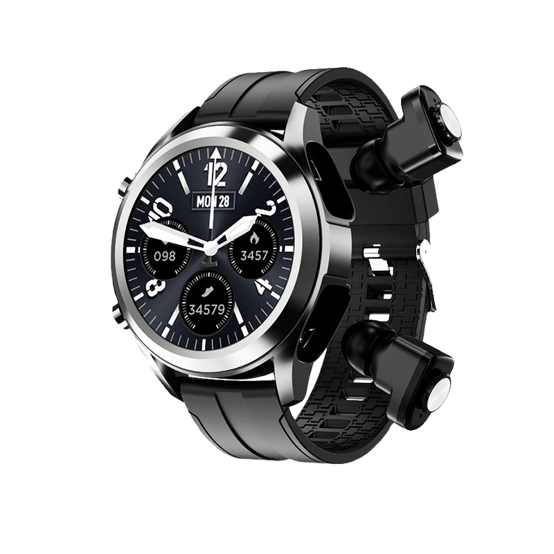 Smartwatch T10 com Auriculares TWS (Preto) - Versomastore