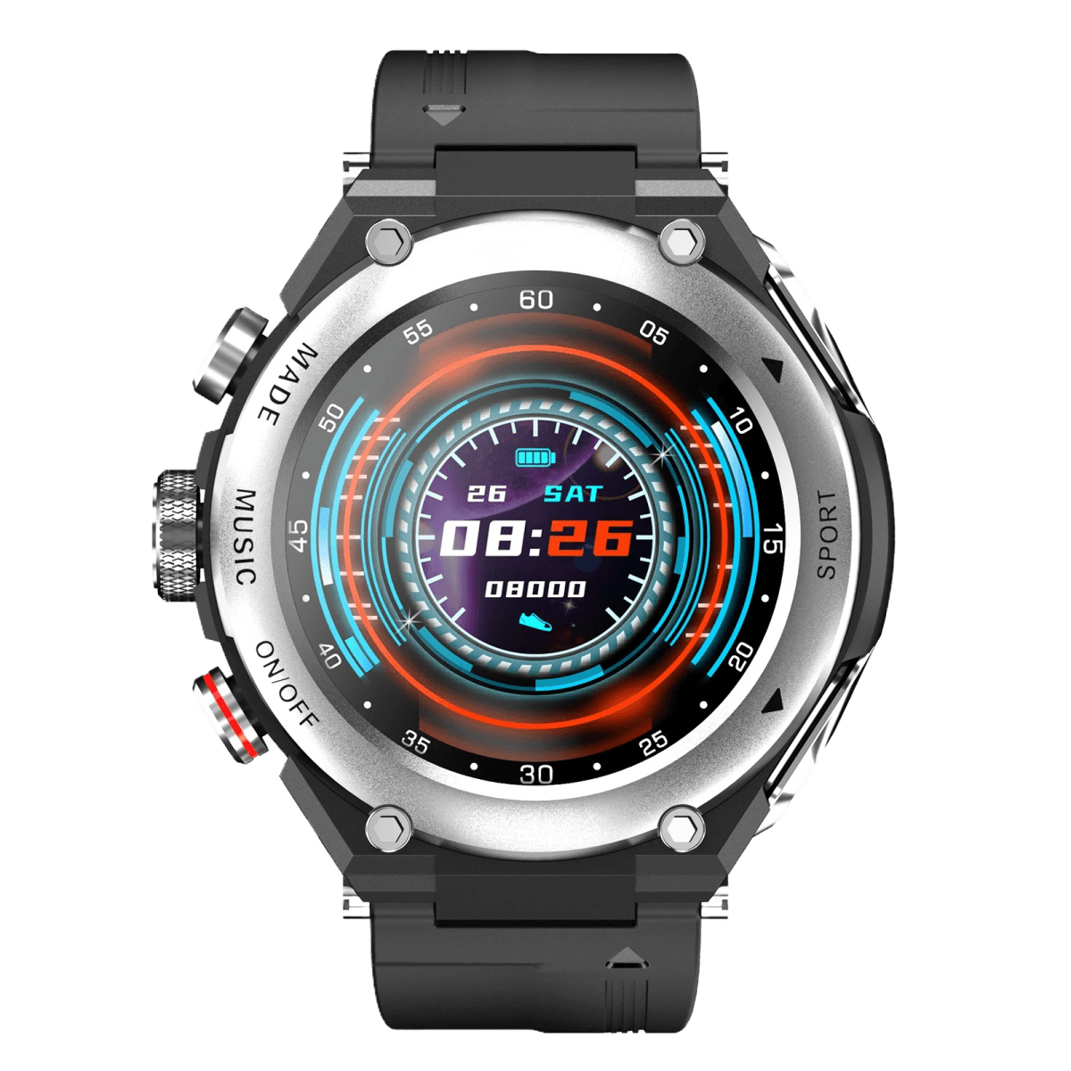 Smartwatch Lemfo T92 com Auriculares Tws (Prateado) - Versomastore