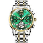 Relógio Olevs OL6607 (Verde e dourado) - Versomastore
