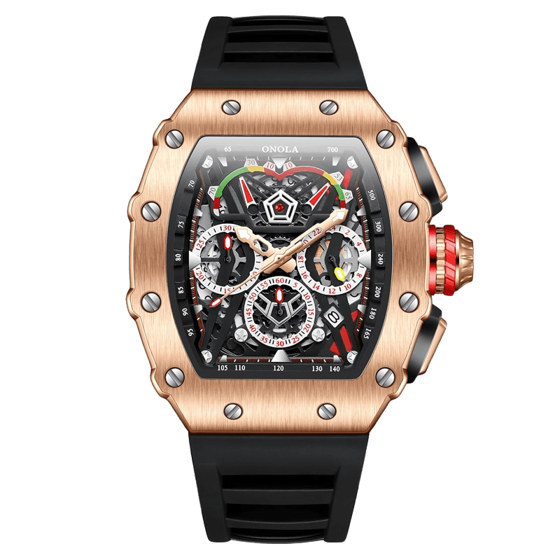 Relógio Onola ON6827 (Preto e Bronze) - Versomastore