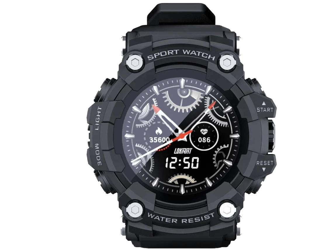 Smartwatch Lokmat Attack II (Preto) - Versomastore