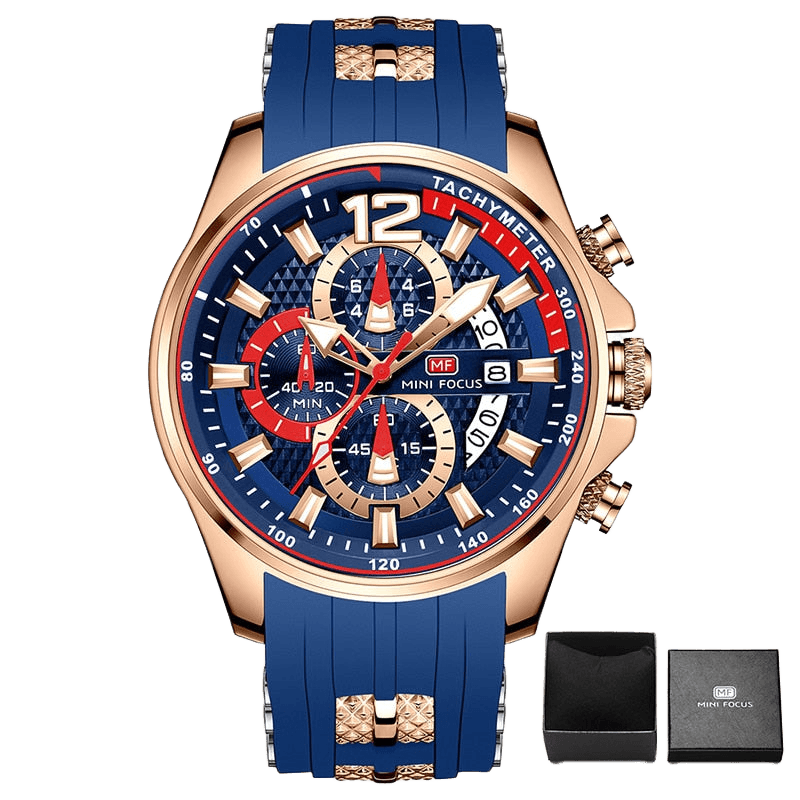 Relógio Mini Focus MF0350 Pulseira em Silicone (Azul) - Versomastore