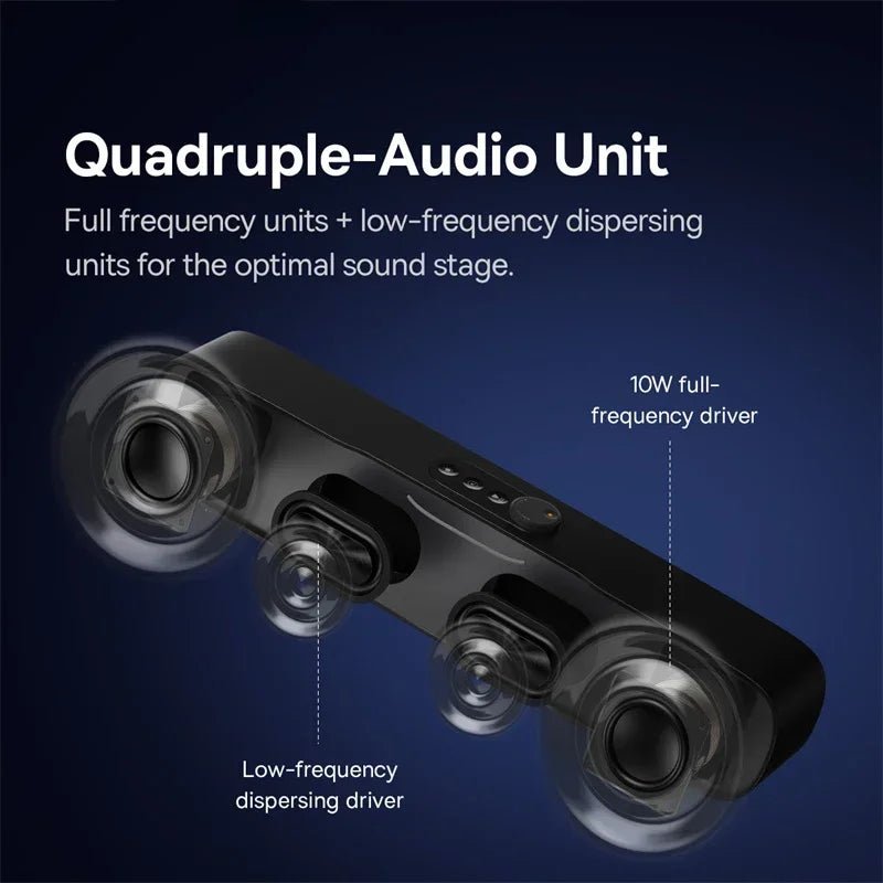 Barra de som Baseus para Pc/Laptop Bluetooth 5.3 e Áudio 3D - Versomastore