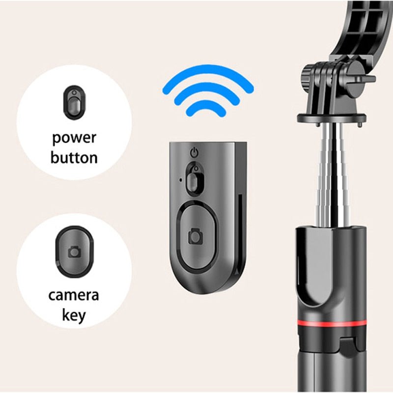 Bastão de Selfie com Controle remoto e Luzes Led - Versomastore