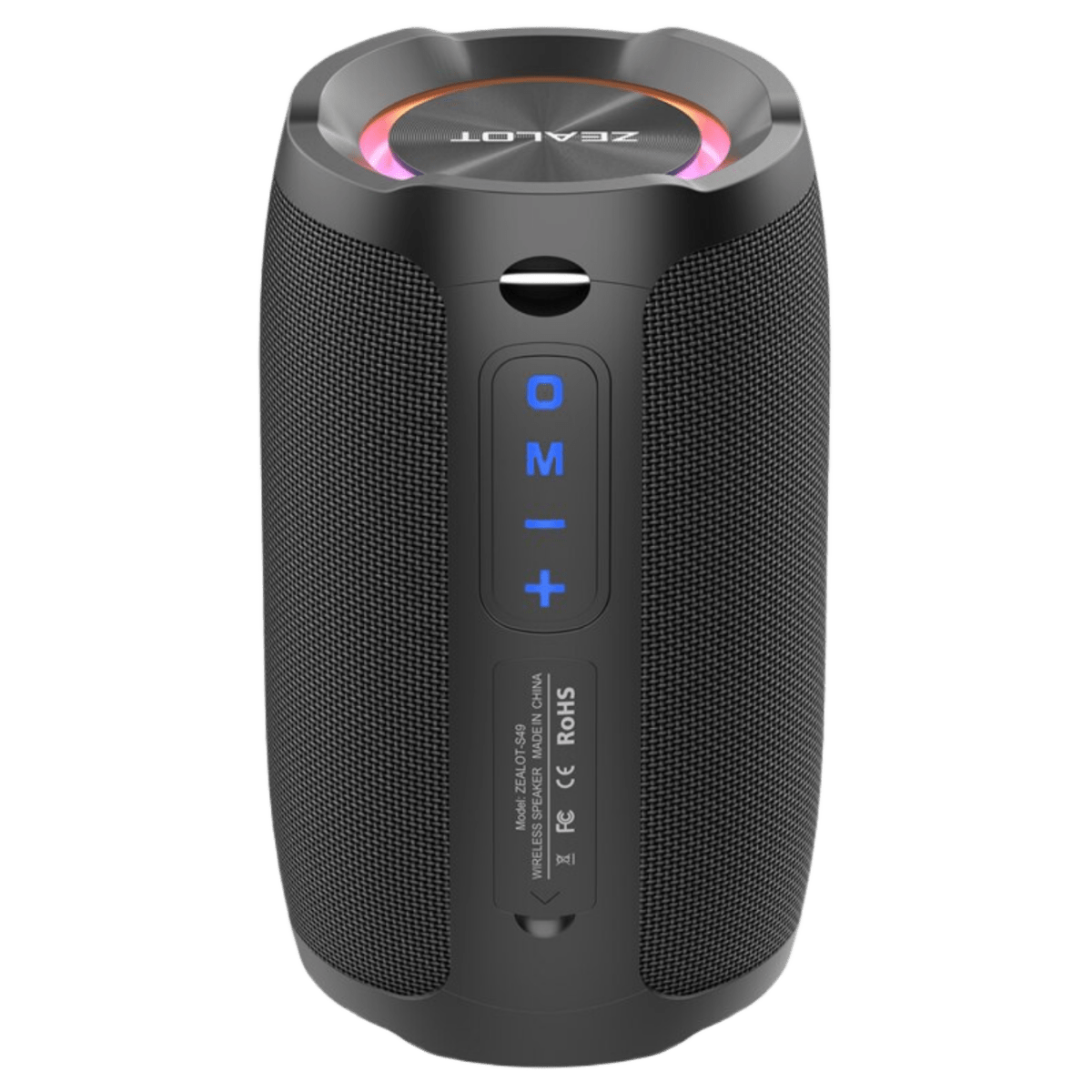 Coluna de som Bluetooth Zealot S49 (Preto) - Versomastore