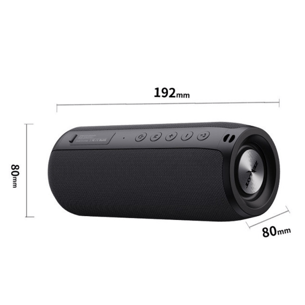 Coluna de som sem fio Zealot S51 Portátil (Preto) - Versomastore