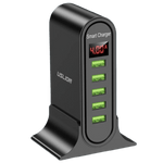 Estação de Carregamento com 5 portas USB e Display em led - Versomastore