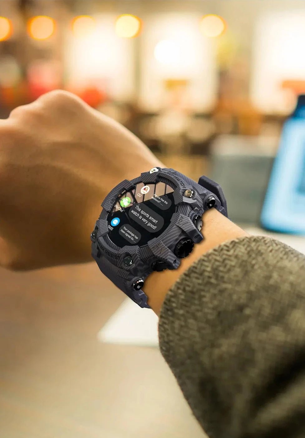 Smartwatch Lokmat Attack 2 (Azul) - Versomastore