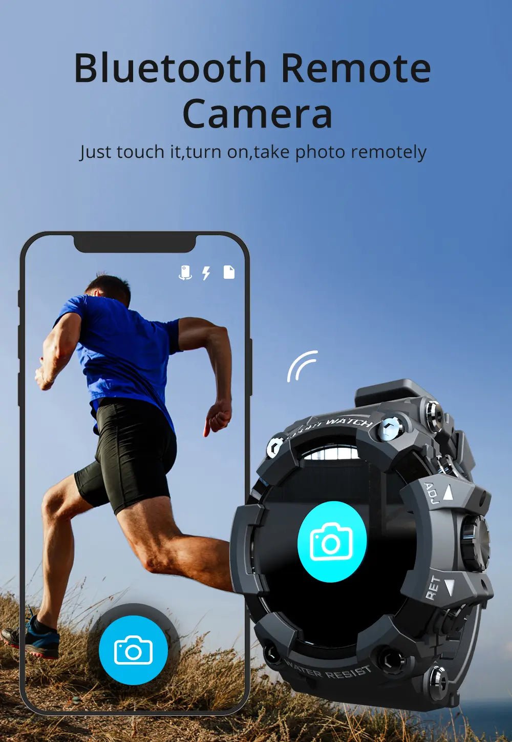 Smartwatch Lokmat Attack II (Preto) - Versomastore