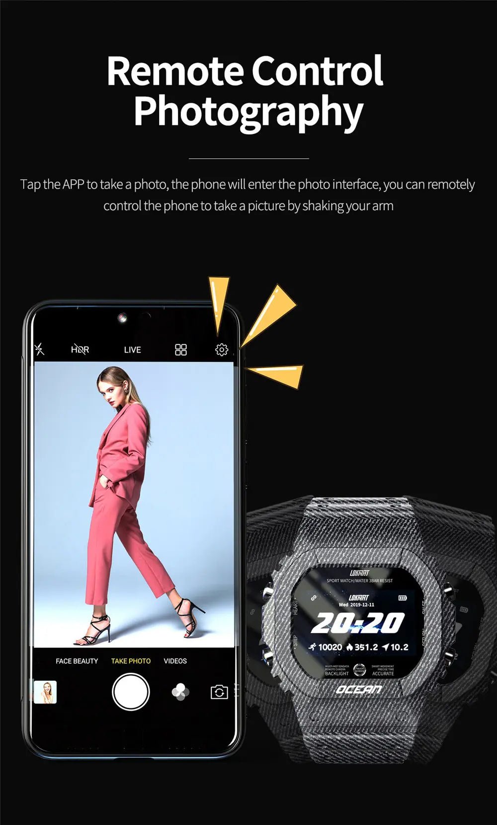 Smartwatch Lokmat Ocean (Azul Denin) - Versomastore