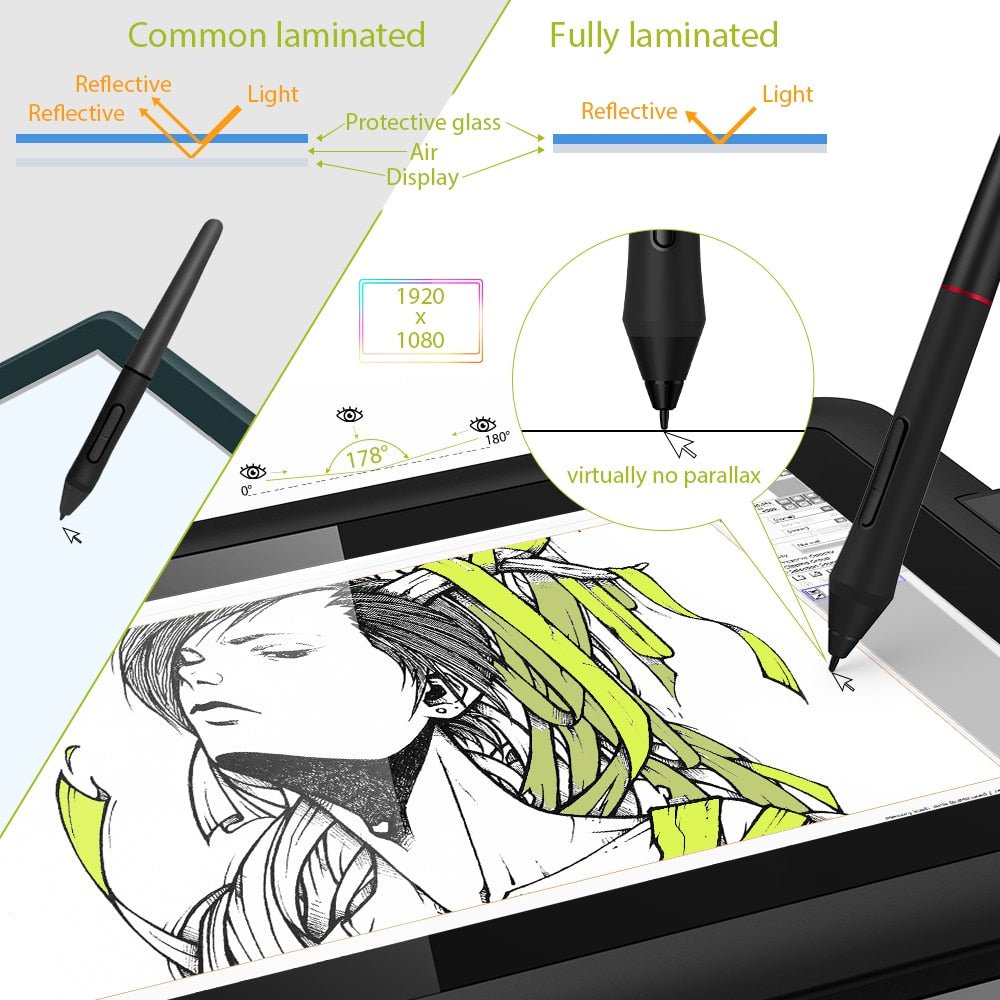Mesa Digitalizadora XPPen Artist 12 Pro com Tela de 11.6" Alta Qualidade desenho Profissional - Versomastore