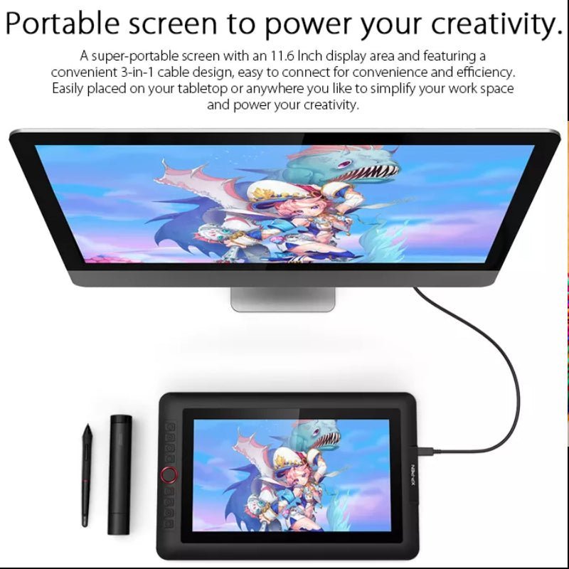 Mesa Digitalizadora XPPen Artist 12 Pro com Tela de 11.6" Alta Qualidade desenho Profissional - Versomastore