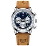 Relógio Masculino de Luxo e Alta qualidade com Pulseira em Couro - Versomastore