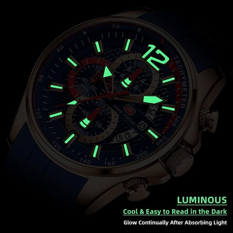 Relógio Masculino Focus Pulseira em Silicone elegante e moderno (Preto Bronze) - Versomastore
