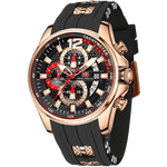 Relógio Masculino Focus Pulseira em Silicone elegante e moderno (Preto Bronze) - Versomastore