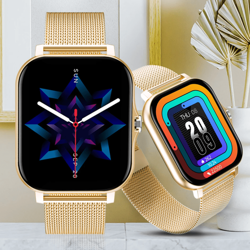 Smartwatch Feminino Lige Super luxuoso (Dourado) - Versomastore