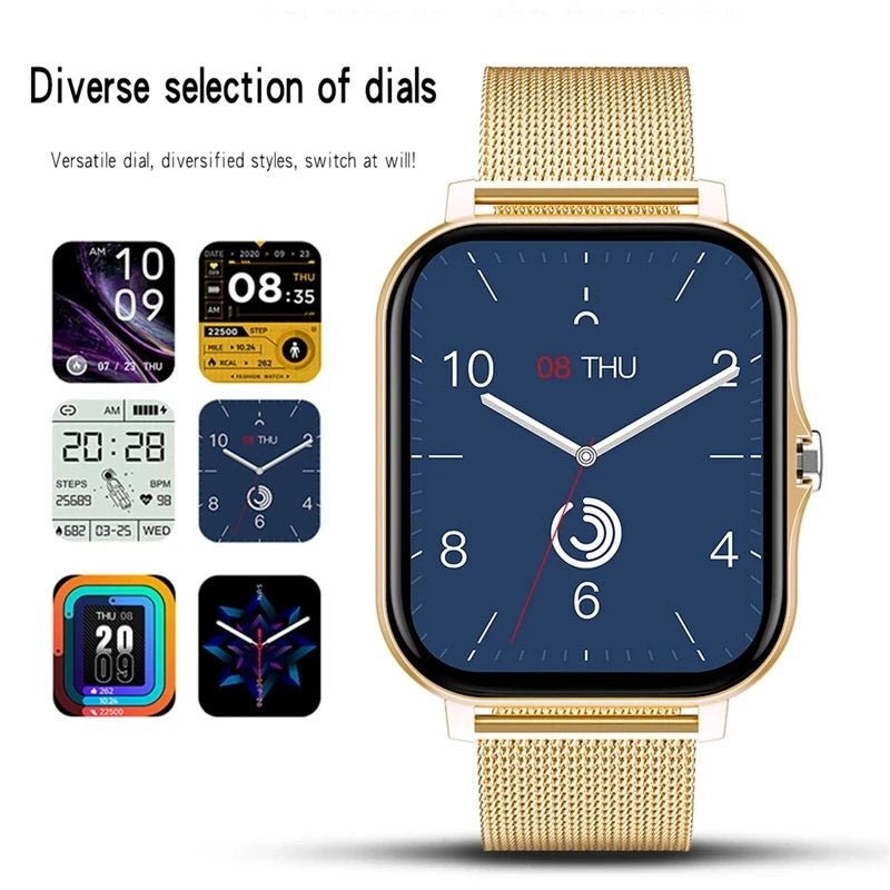 Smartwatch Feminino Lige Super luxuoso (Dourado) - Versomastore