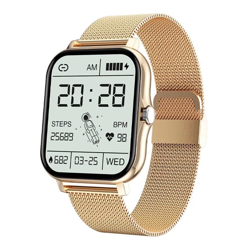 Smartwatch Feminino Lige Super luxuoso (Dourado) - Versomastore