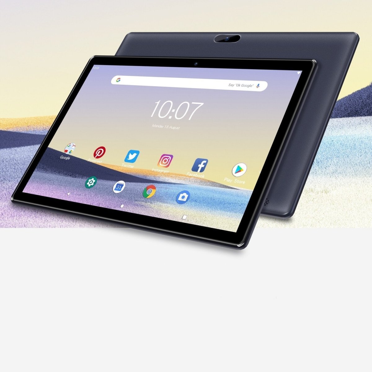 Tablet Pritom Tela 10.1" de Alta resolução design Ultrafino 32GB de memória (Preto) - Versomastore