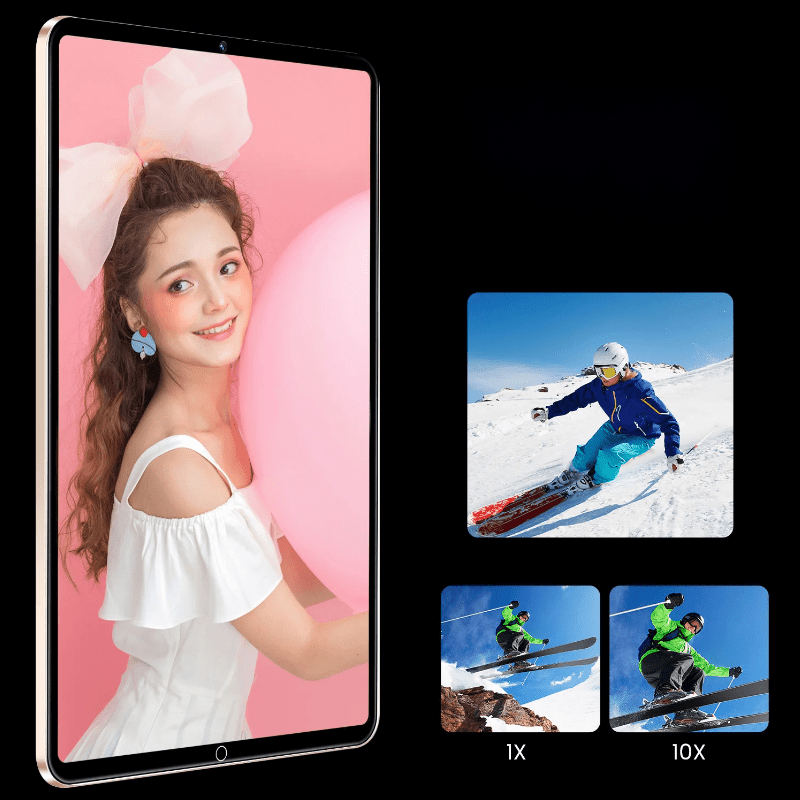 Tablet super fino, tela 10.1" HD Bluetooth WiFi duplo SIM e 12GB Ram + 256GB Rom - Versomastore