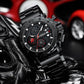 Relógio Crrju CR2294 Moderno e Arrojado (Preto) - Versomastore