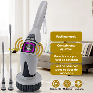 Escova de Limpeza Elétrica 10 em 1 Multifuncional